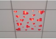 >60x60cm Kalpli CNC Asma Tavan